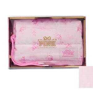 Pink LoveShackFancy Makeup Bag